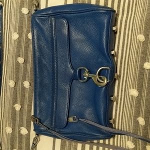 Rebecca Minkoff MAC crossbody in cobalt blue